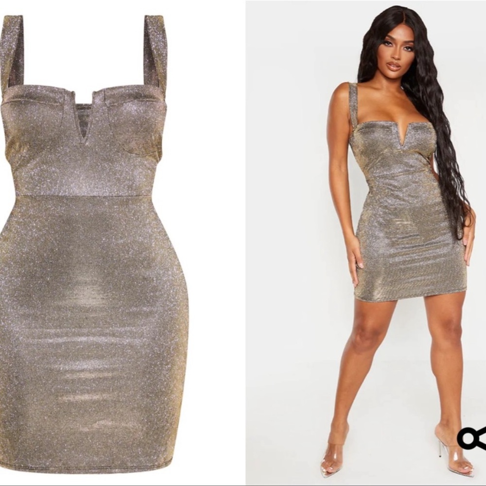 Glitter Bodycon Dress